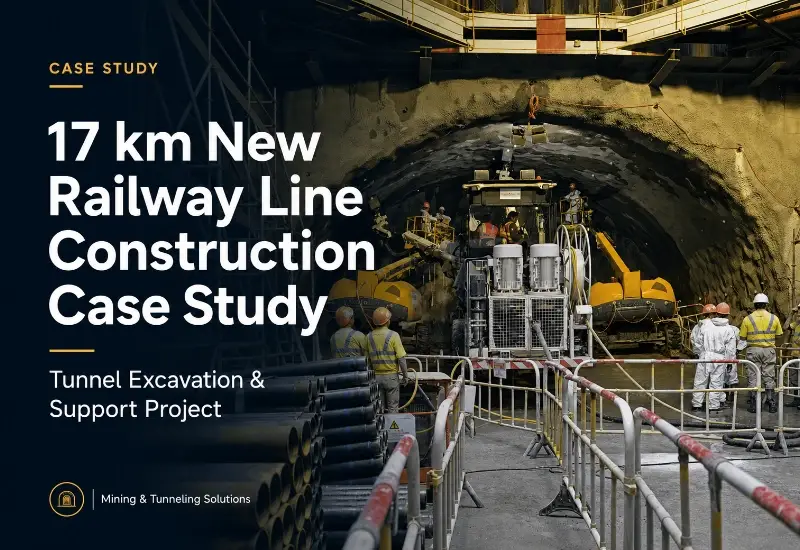 17km new railway line contruction case study