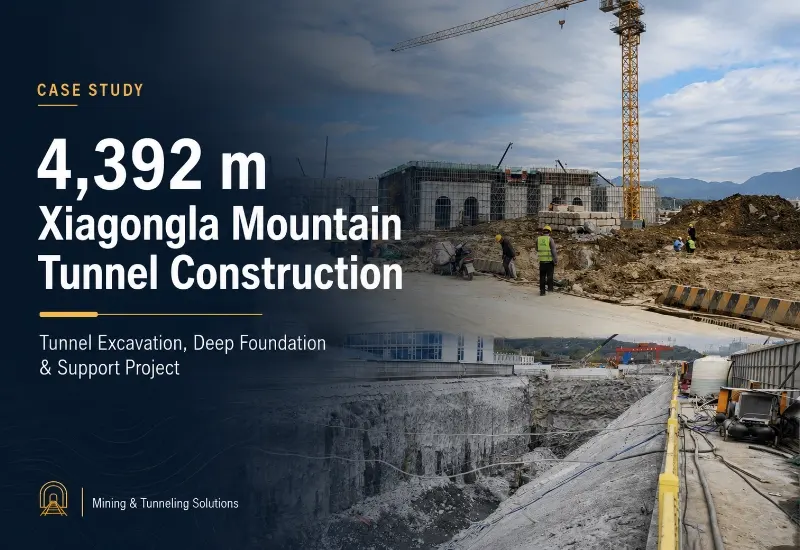 4,392 m Xia Gongla Mountain Tunnel Construction Project in Tibet