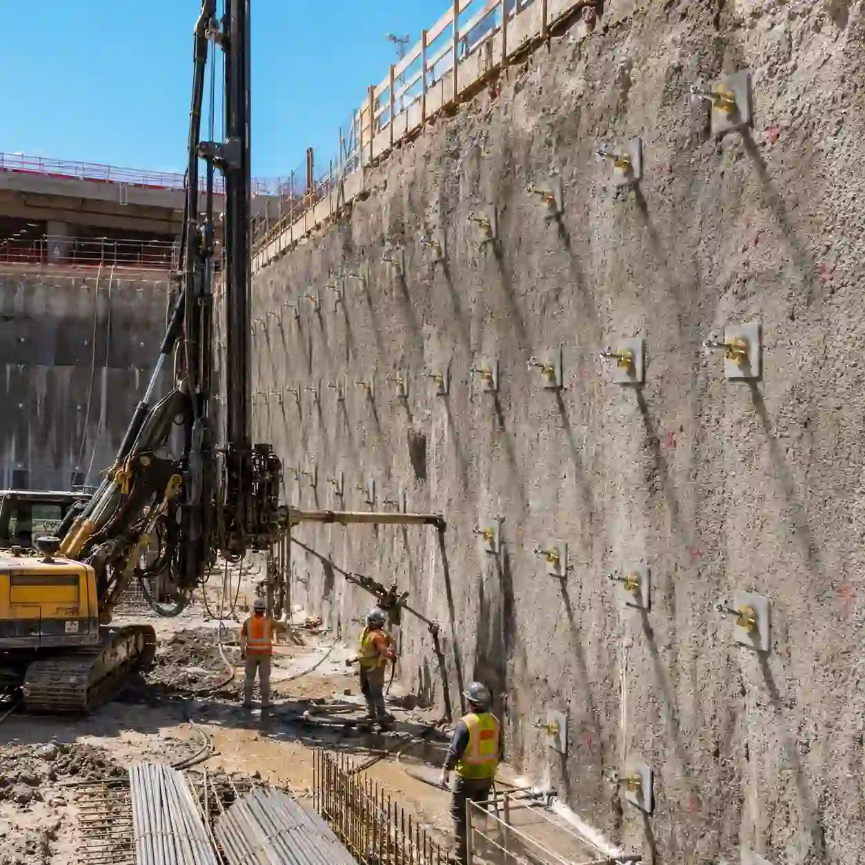 R38 Self Drilling Anchor Bar for Foundation Pit Support