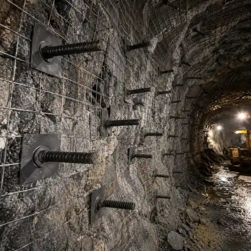 Rock Bolts for Coal Mine Roadway Support