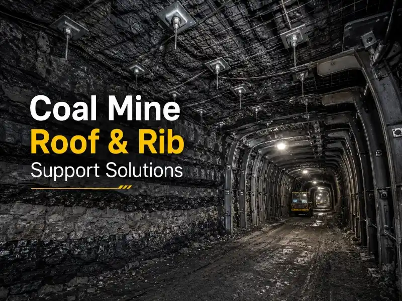 coal mine roof and rib support solution