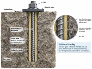 resin grouted rebar bolt full length bond resin grouted rebar bolt full length bond